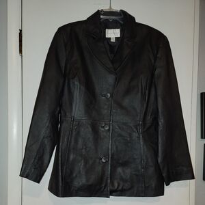 Worthington Leather Blazer